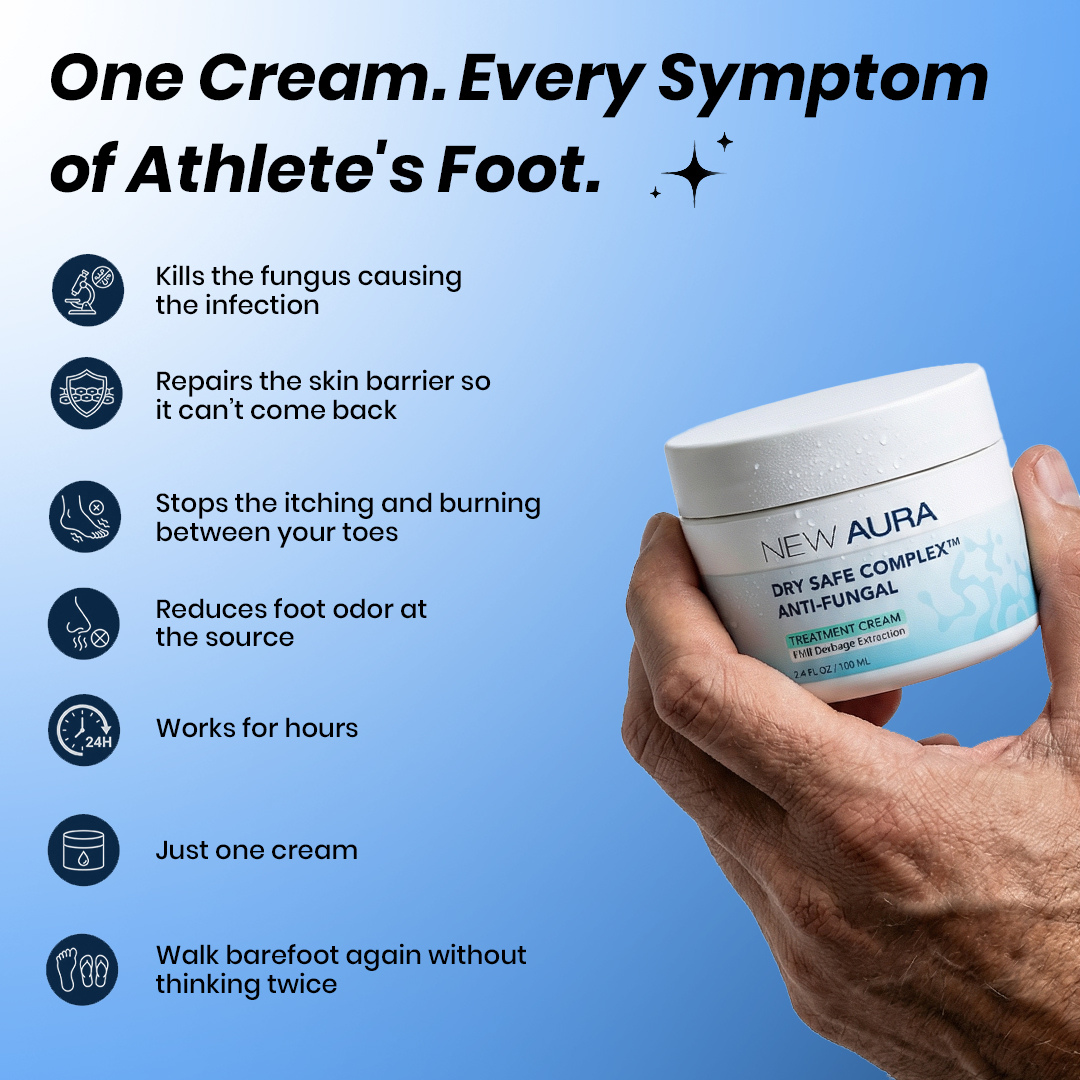 New Aura™ Anti-Fungal Foot Cream