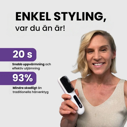 VolumeGo Styler - Den perfekta stylingborsten för korta frisyrer.