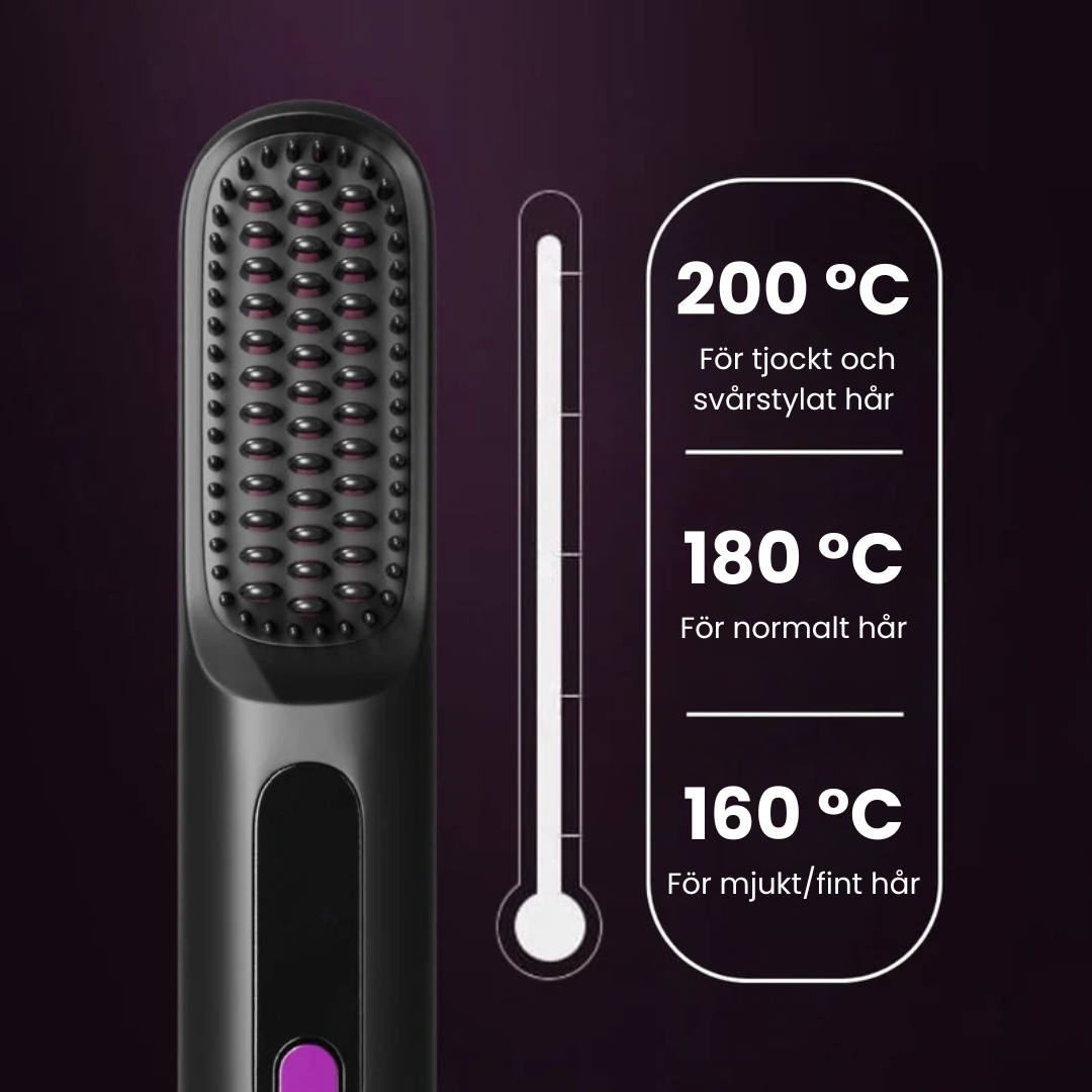 VolumeGo Styler - Den perfekta stylingborsten för korta frisyrer.