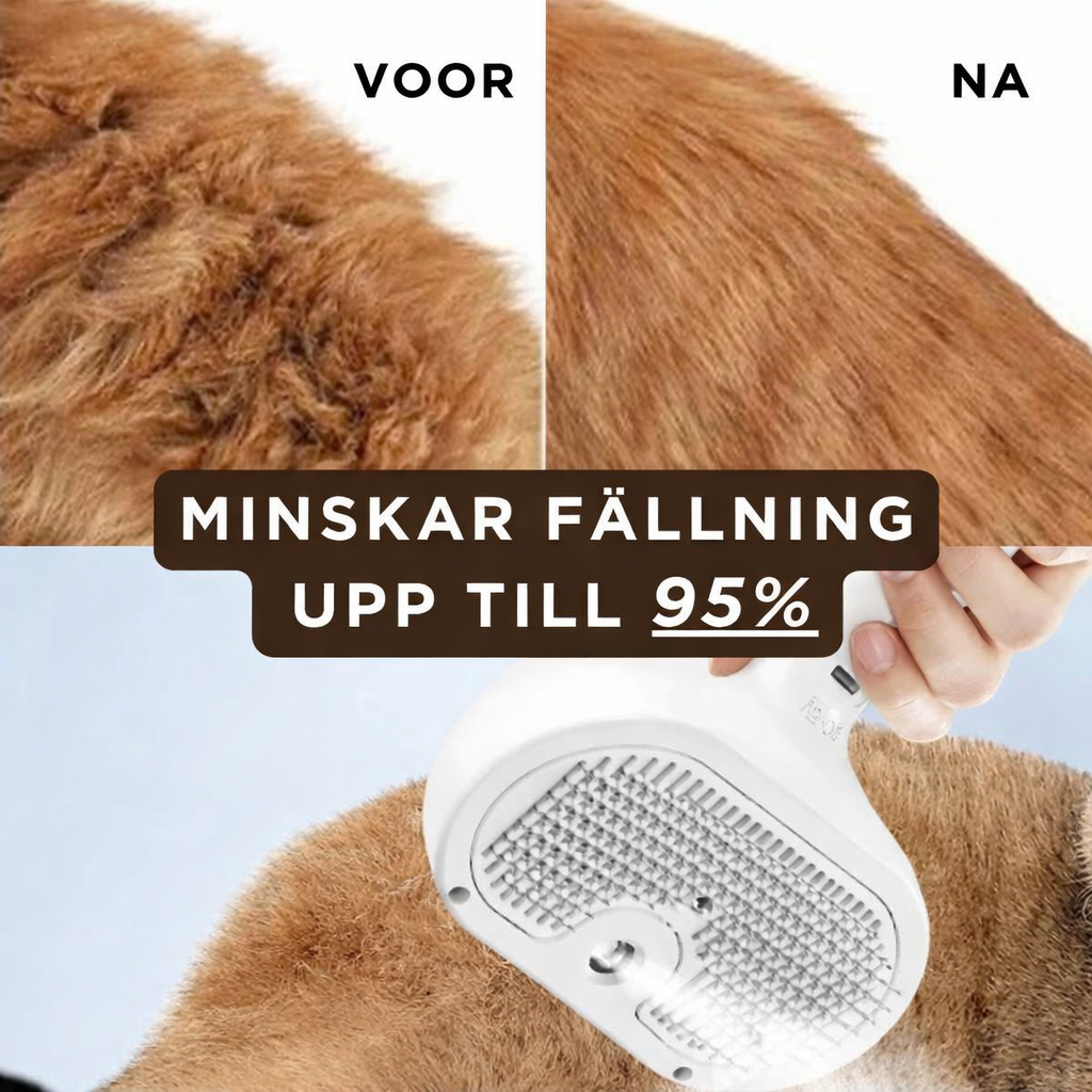 CoatCare Pro | Professionell pälsvårdsborste för husdjur