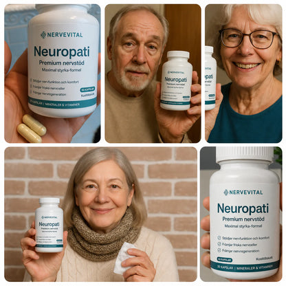 NerveVital™ – stöd för nerverna | Bli av med brännande och domnande nervsmärtor på bara 3 dagar!