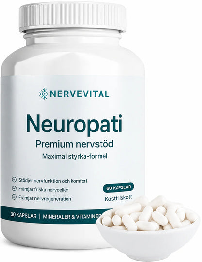 NerveVital™ – stöd för nerverna | Bli av med brännande och domnande nervsmärtor på bara 3 dagar!