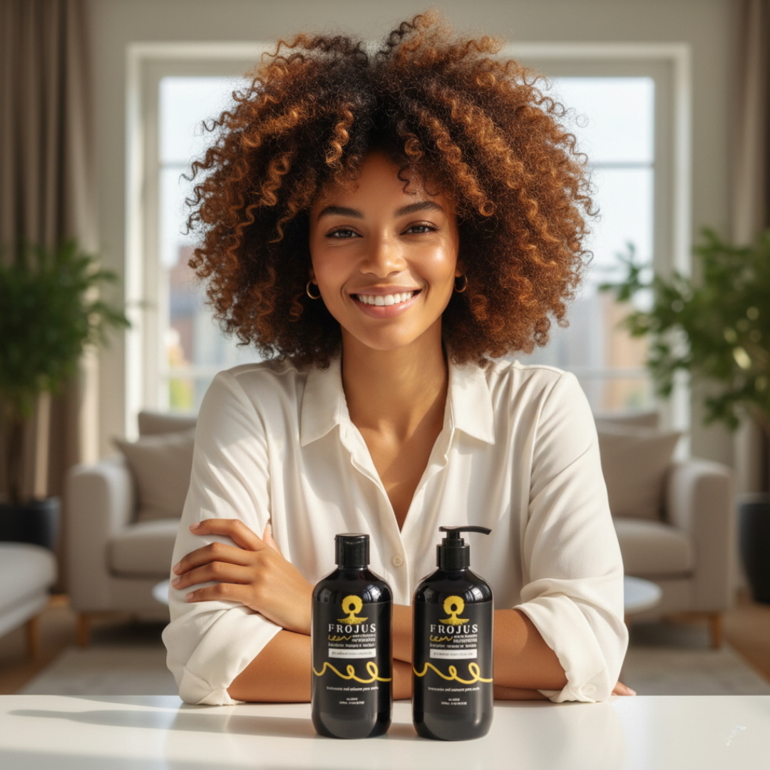 Frojus Moisture Quench Schampo + Curl Definition Balsamset